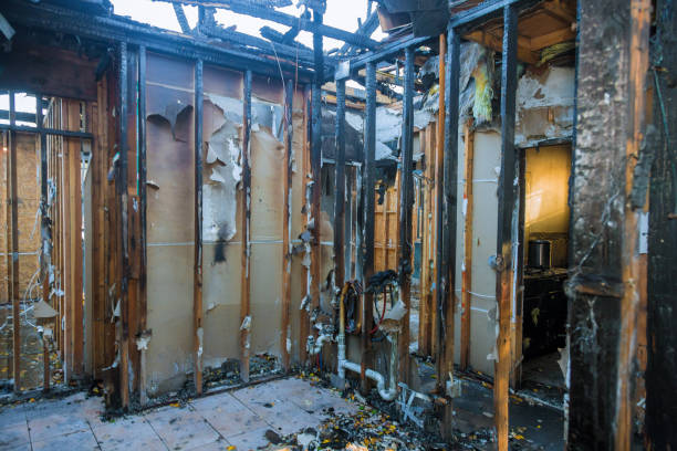 Professional Emergency Fire Cleanup technician working in Festus, MO